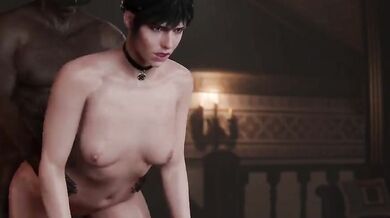 Geralt's Sexy Witch Girlfriend Yeneffer Experiencing Hot Solo Action While He Is Out Hunting Monsters