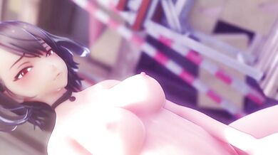 Cowgirl Rides the Baltimore Bull Shop in Kinky Store