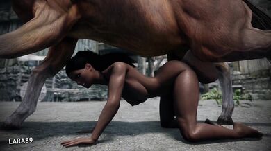 Innocent girl discovers rough farmer's cock on her first day working on the farm