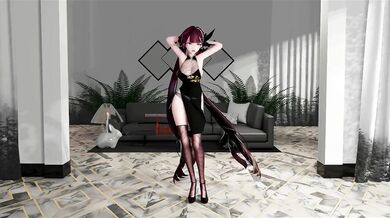 Li Sushang's Erotic Adventure: Honkai Impact, Hentai Knights, and the MMD Undress Dance - A Tale of Black Wicks