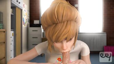 Golden shower surprise for Kate in the morning