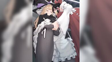 Marisa gets fucked hard by Reimu