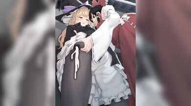 Marisa gets fucked hard by Reimu