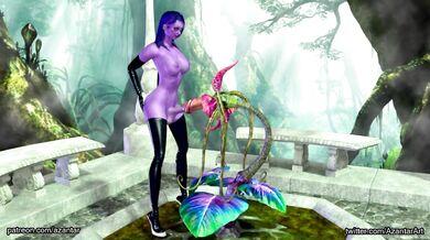 Dickgirl fucks penises of the Flower Kingdom - The Realm of Azantar