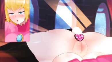 Peach's Skelton gets Shagged by Bowsette