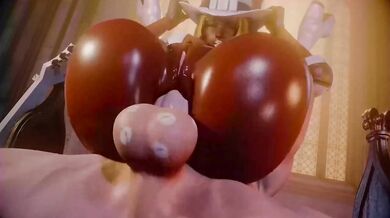 Blonde bombshell rides her cowboy