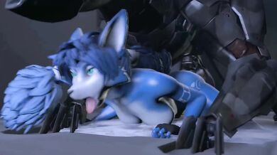 3-way Threesome with Wolves and a Sexy Cyborg!