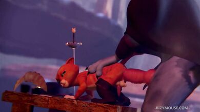 Furry Fuck Fest: Puss in Boot's Last Stand with BizyMouse