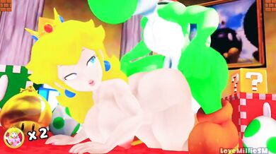 Princess Peach and Yoshi's Lustful Romp [Explicit Love]