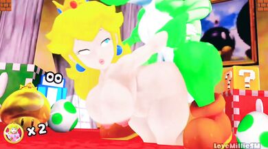 Princess Peach and Yoshi's Lustful Romp [Explicit Love]