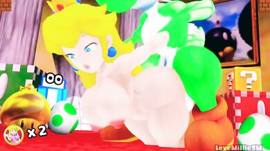 Princess Peach and Yoshi's Lustful Romp [Explicit Love]