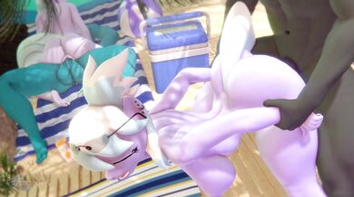 Horny Fan Sluts Blow Hooves Hard & Wet in Cartoonish Orgy