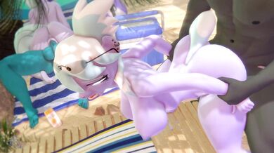 Horny Fan Sluts Blow Hooves Hard & Wet in Cartoonish Orgy