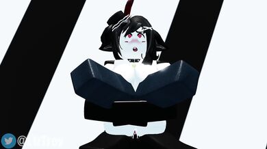 Cartoon boy plows Liz in raunchy Roblox fuckfest