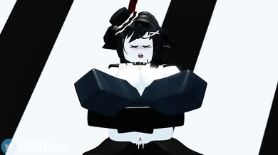 Cartoon boy plows Liz in raunchy Roblox fuckfest