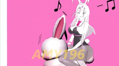 Four Lustful Sluts in a Gangbang Orgy with Hopeless Romantic Rabbit