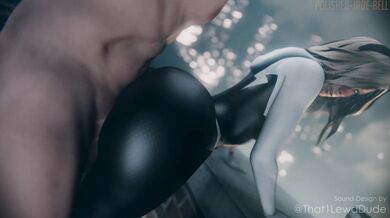 Gwen's Anal Fucking Session with Spider-Man (Loud) [shiny-green-dong]