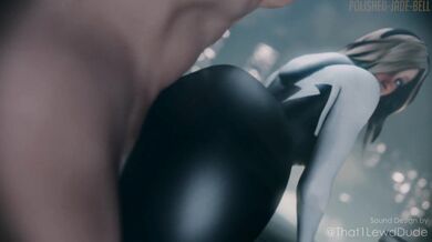 Gwen's Anal Fucking Session with Spider-Man (Loud) [shiny-green-dong]