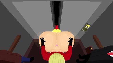 [4K] Elastic MILF Gets Trapped in a Flexible Doorway