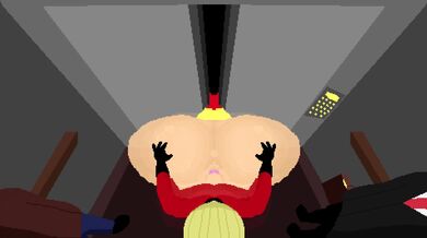 [4K] Elastic MILF Gets Trapped in a Flexible Doorway