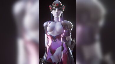 Widowmaker's Seductive Striptease in 4K [FPSBlyck]