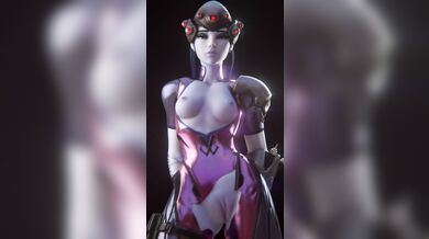 Widowmaker's Seductive Striptease in 4K [FPSBlyck]
