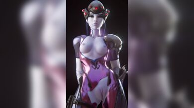 Widowmaker's Seductive Striptease in 4K [FPSBlyck]