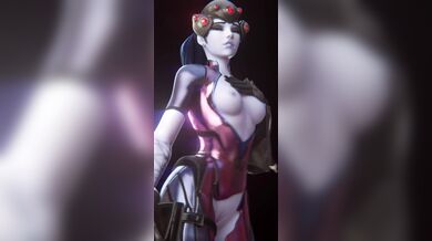 Widowmaker's Seductive Striptease in 4K [FPSBlyck]