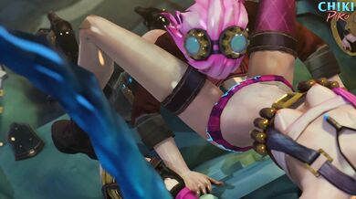 Lesbian Jinx and Vi Get It On