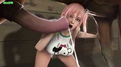 The Splashing Horse Cum Bucket Orgy
