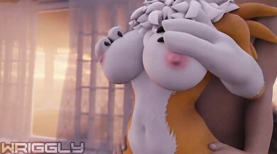 Hot and Heavy Holiday with a Horny Renamon