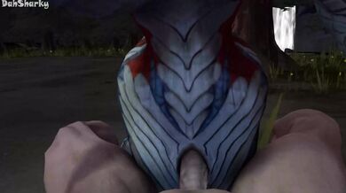 DahSharky's Snakkadon XXX Parody: All-Star Cumshot Orgy