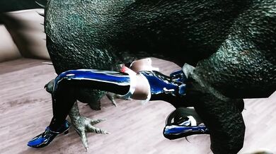 Taking the Demon's Fetish: A Skyrim S&M Fantasy with Latex and Monsters