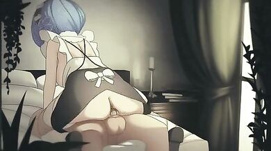 Rem's Tight Pussy Gets Nailed Hard in Missionary Position!