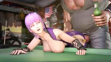 Busty Babe Ayane Gets Nailed on the Billiard Table - SfmFuntime