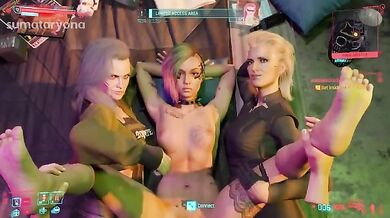 Cyberpunk belly-punch 2077: A Futuristic Hentai Adventure