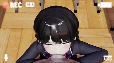 Tsukino Mito's Cum-filled Throat Binge [pastakudasai]