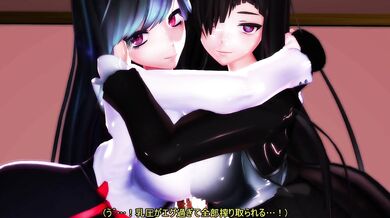 MMD Masturbation Marathon: Komachi and Milk's Endless Breast Sucking Bonanza