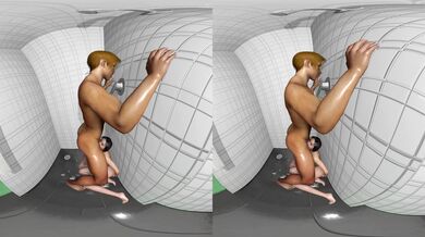 Shemale Kayla's Lockeroom Pussy Gobbling & Cock Sucking Virtual Reality Adventure in 4k Ultra HD