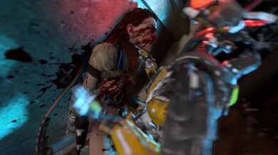 Gore Alert! Aloy's Brutal Death by Machines in 'VGamesRy'
