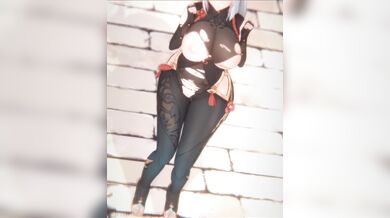 Sexy Kyonko0087's Pussy Pounding Performance in 'Shenhe Dance'