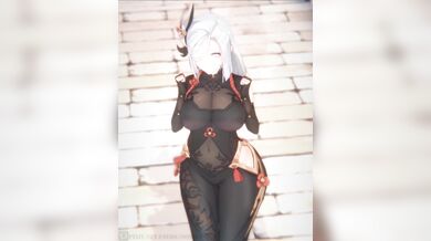 Sexy Kyonko0087's Pussy Pounding Performance in 'Shenhe Dance'