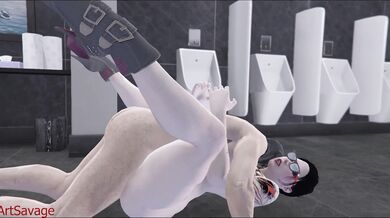 Catherine's Pussy Splits Patrickson's Cock at the Casino