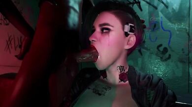 Judy the Black Cyber Slut of 2077