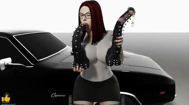 Horsecock Dicknipples: A Black Widow's Journey to Pleasure