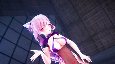 [SRYB] Keqing Sexy Erotic Dance could be rewritten as Beautiful Chinese Dancer Keqing Performs Sultry, Steamy Striptease.