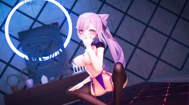 [SRYB] Keqing Sexy Erotic Dance could be rewritten as Beautiful Chinese Dancer Keqing Performs Sultry, Steamy Striptease.