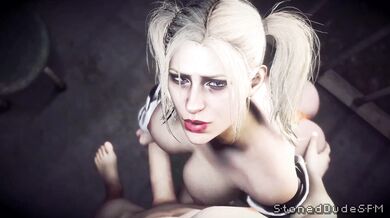 A Stoner's Wet Dream: Harley Gives a Steamy Handjob