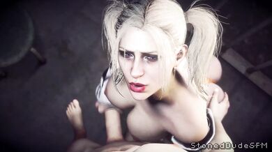 A Stoner's Wet Dream: Harley Gives a Steamy Handjob