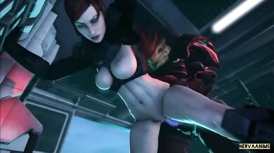 [Krogan x FemShep] Krogan's Nonstop Pussy Farming Mission [Nerva Animated]